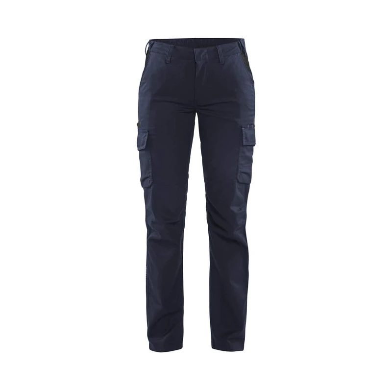 Blaklader 714418328699C50 Women's Industrial Trouser Stretch, Dark Navy/Black, Size C50
