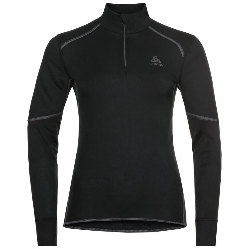 Odlo Women Functional long-sleeve shirt with zipper ACTIVE X-WARM ECO, black, XL
