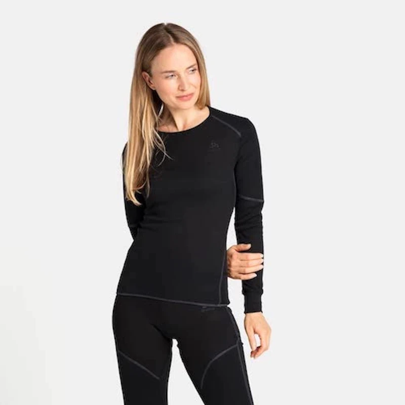 Odlo Thermal Underwear Women's Active X-Warm I Long-sleeved Thermal Shirt I Warm Ski Underwear I Long-sleeved Thermal Shirt with Round Neck I Women