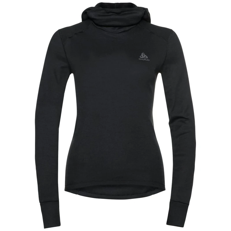 Odlo Women Functional long-sleeve shirt with facemask ACTIVE WARM ECO, black, L