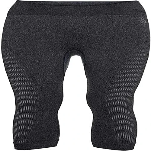 Odlo Women Functional underwear 3/4 pants PERFORMANCE WARM ECO, black - new odlo graphite grey, M