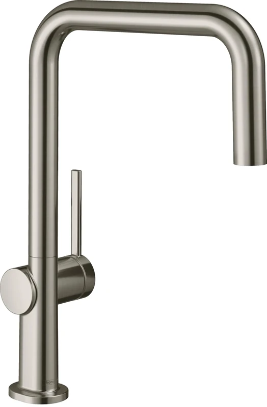 hansgrohe Talis M54 Kitchen Tap 360° Swivelling High Comfort U-Spout 220 mm Standard Connections Stainless Steel Finish
