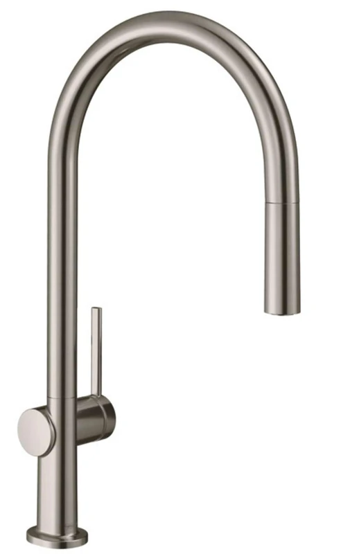 hansgrohe Talis M54 - Kitchen Tap with Pull-Out Spray, SBox, 1 Spray, Swivel Spout, Stainless Steel