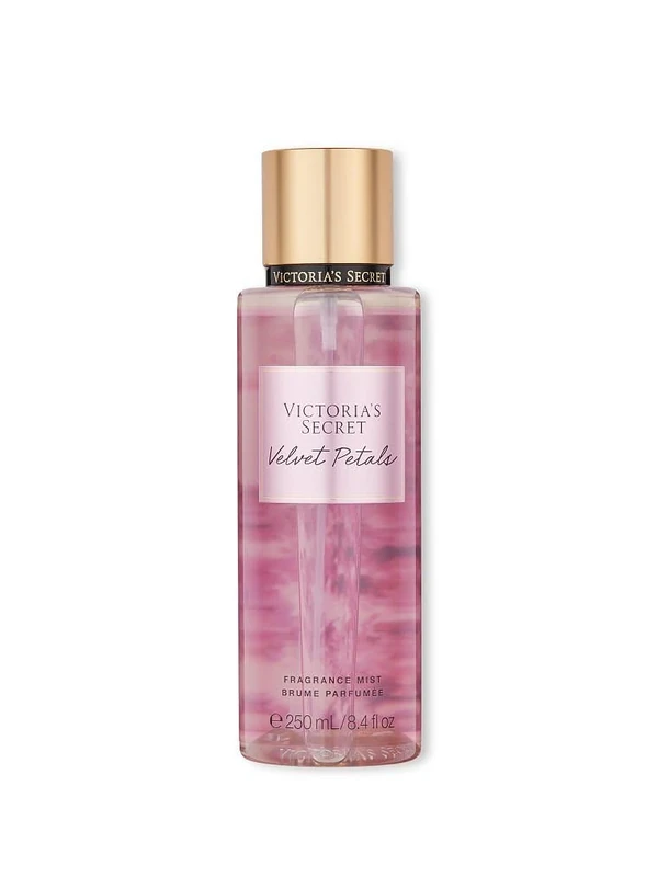 Victoria’s Secret Velvet Petals Fragrance Mist 250ml – Warm Floral Body Mist for Women with Almond Glaze & Lush Blooms