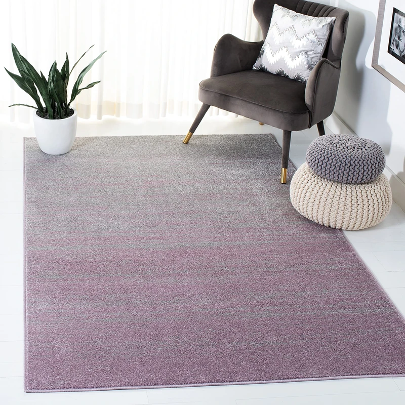 Safavieh Modern Ombre Indoor Woven Rectangle Area Rug, Adirondack Collection, ADR113, in Purple/Green, 183 X 274 cm for Living Room, Bedroom or Any Indoor Space