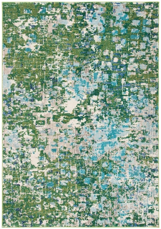 Safavieh Boho Area Rugs for Living Room Dining Room Bedroom Monaco Collection Short Pile Pink and Multi 26 x 144 Inch