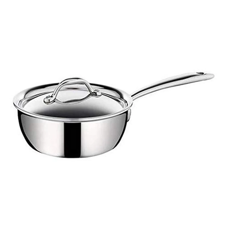Lagostina Accademia Lagofusion 011116031616 Sauce Bowl 16 cm (1.3 L) Stainless Steel 18/10 Stainless Steel for All Heat Sources Including Induction Sturdy Handle Italy 25 Year Guarantee