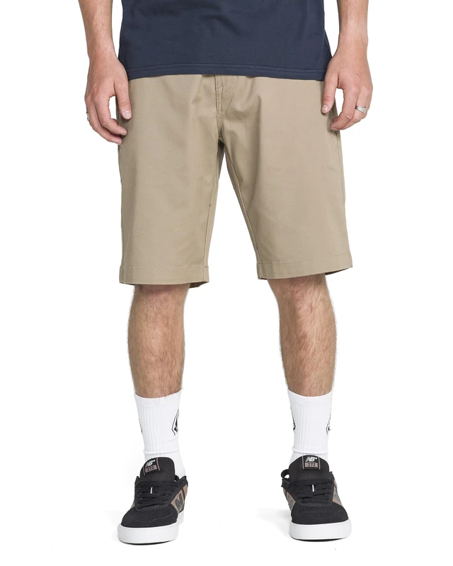 Volcom Men's Vmonty Chino Shorts Casual, Khaki, 32