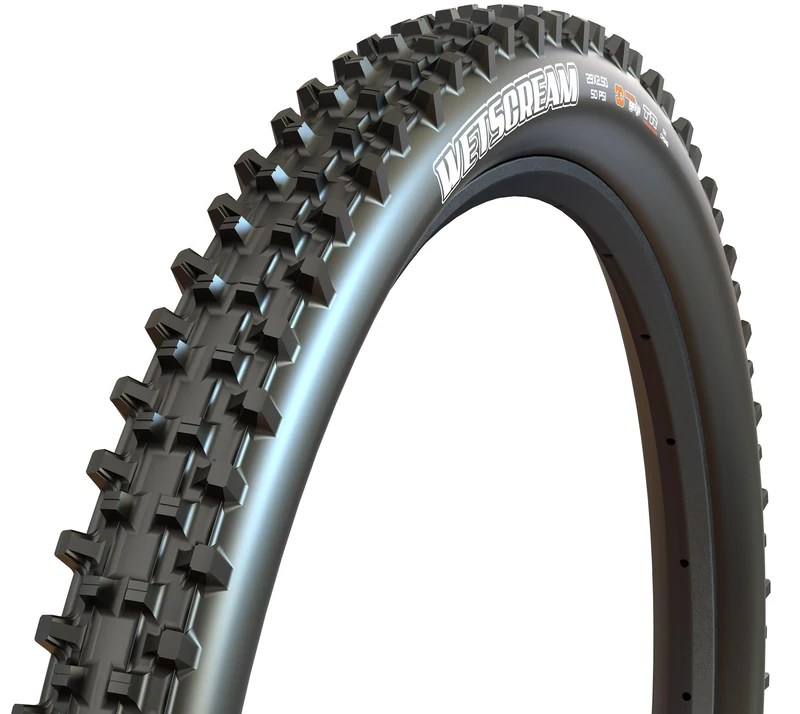 Maxxis Wetscream Bicycle Tyre with Folding Bead 29x2.50 MaxxGrip / DownHill / Tubeless Ready, Black