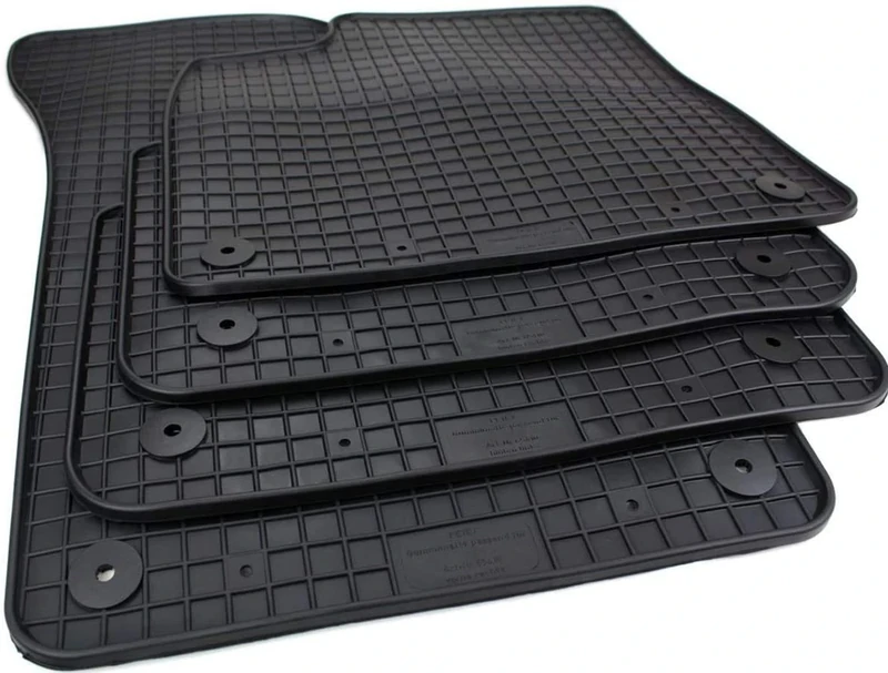 PETEX Rubber mats suitable for Touareg from 06/2018, black, 4 pieces