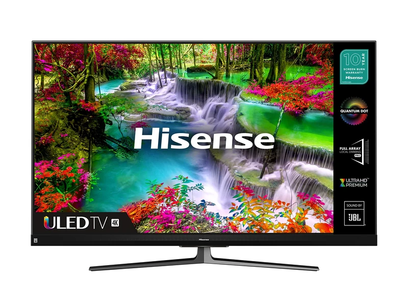 HISENSE 65U8QFTUK Quantum Series 1000-nit 65-inch 4K UHD HDR Smart TV with Freeview play, and Alexa Built-in (2020 series), Operating System VIDAA