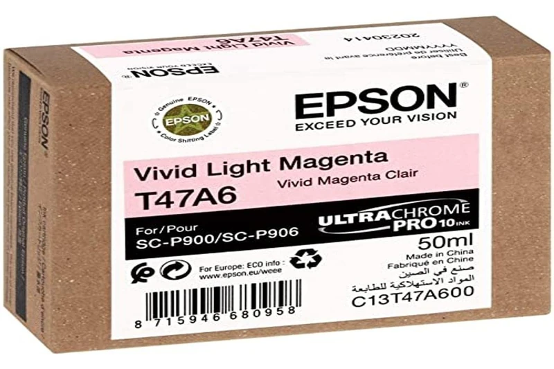 Epson T47A6 M Clear Ink 50 ml,Black