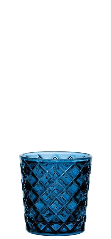 Criss Cross Blue Nightlight Holder