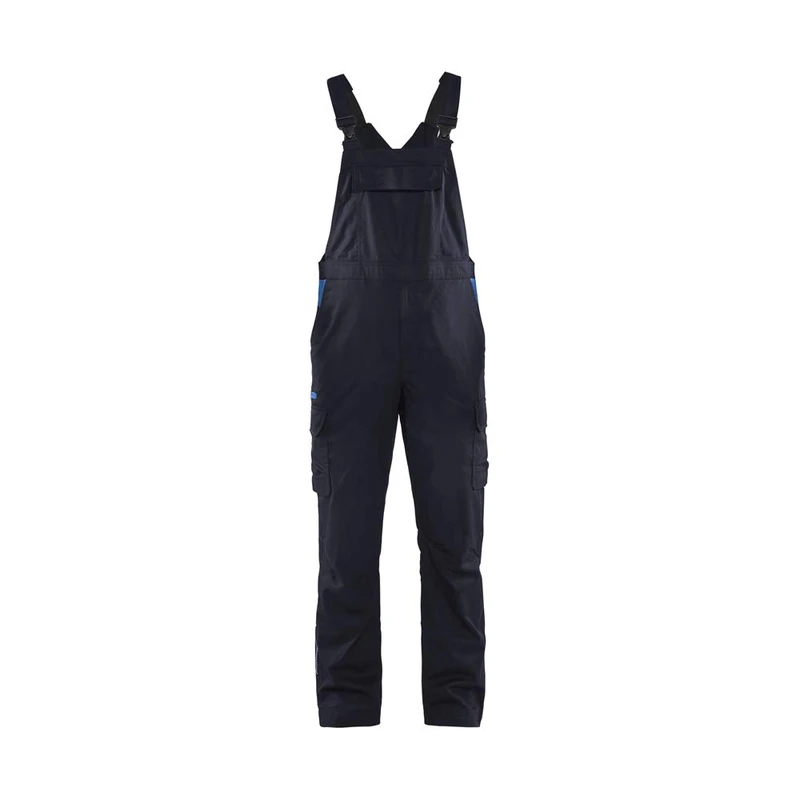 Blaklader 264418328985C54 Industrial Dungarees, Navy/Cornflower, Size C54