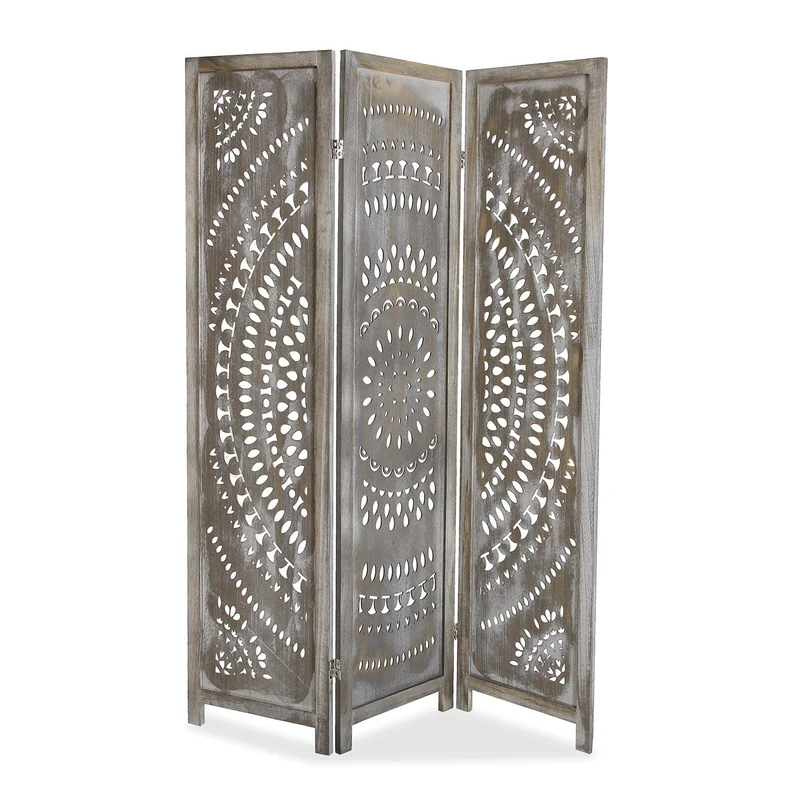 SuskaRegalos - Grey Wood Screen - 120x170 cm - Image 1