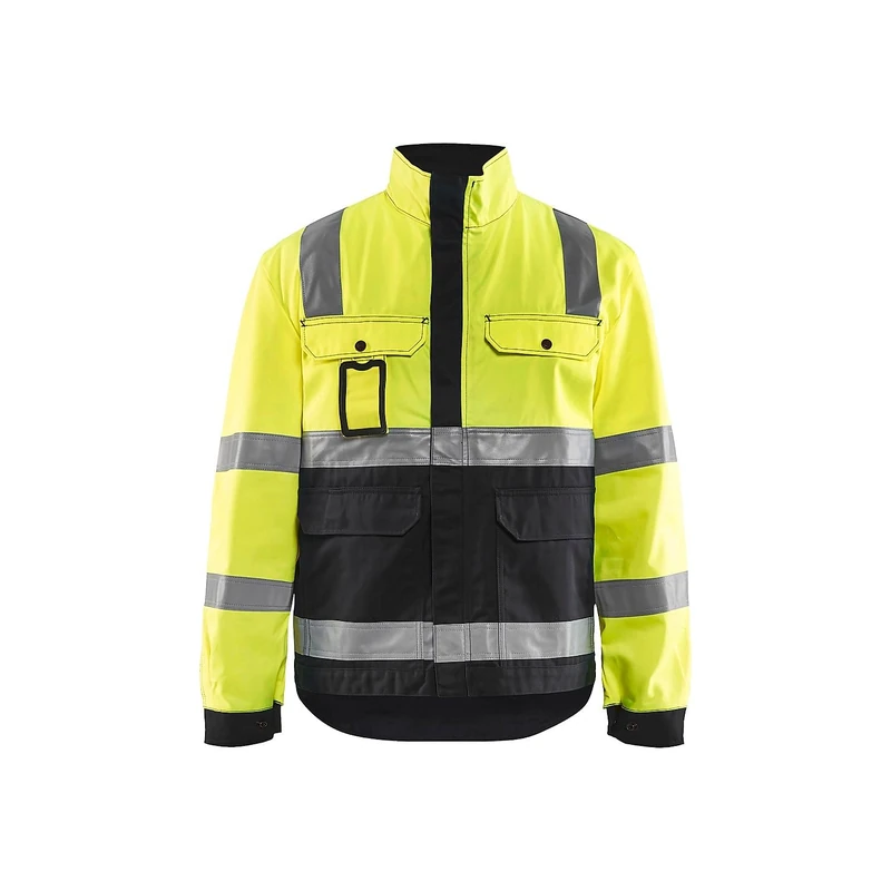 Blaklader 4023180433994XL High Vise Jacket, Yellow/Black, Size 4XL