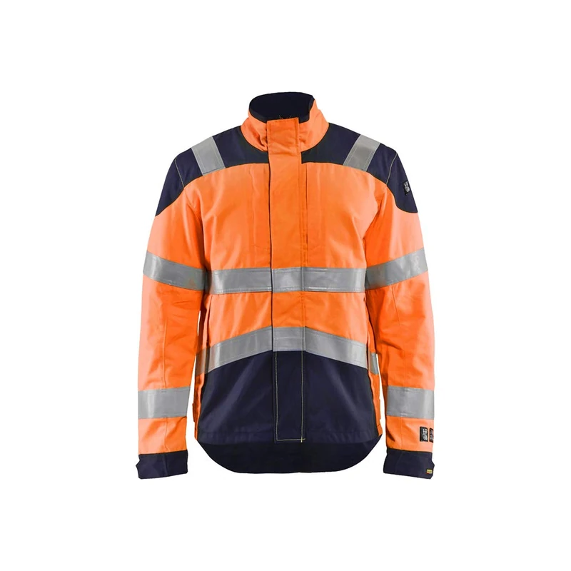 Blaklader 408915135389XXXL Inherent Multinorm Jacket, High Vis Orange/Navy, Size XXXL