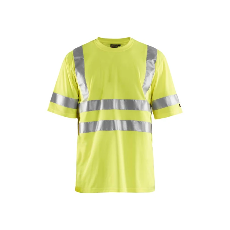 Blaklader 341310093300XS Hi-Vis T-Shirt, High Vis Yellow, Size XS