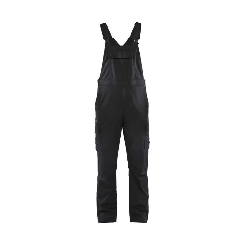 Blaklader 264418329998C60 Industrial Dungarees, Black/Dark Grey, Size C60