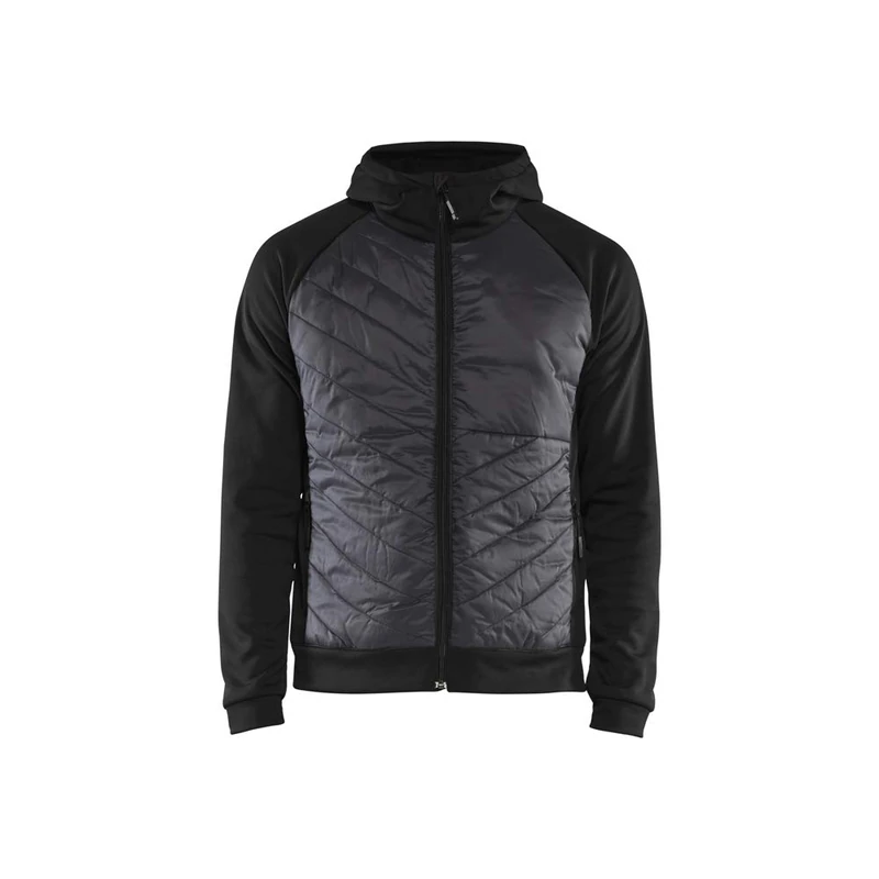 Blaklader 3463252699984XL Hybrid Sweater, Black/Dark Grey, Size 4XL