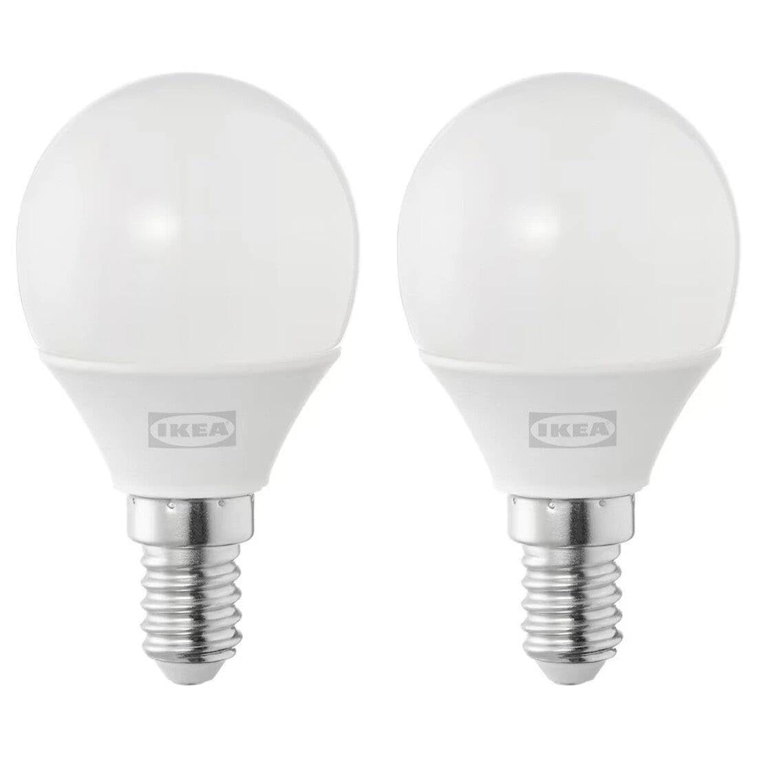 IKEA SOLHETTA LED Bulb E14 250 Lumen, Globe Opal White