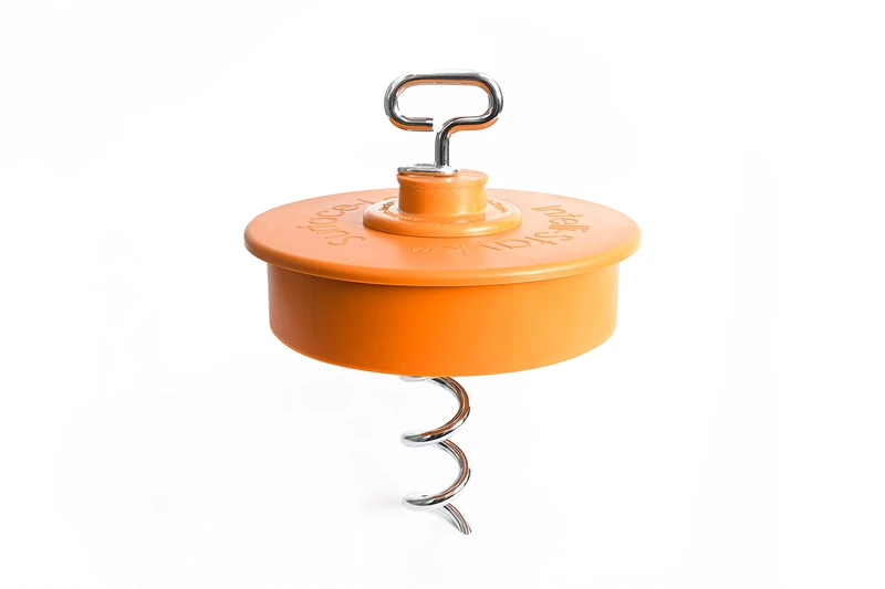 Intellileash Products Intelli-Stayk Dog Tie-Out Stake with Special Surface Lock Technology. Prevents Pulling Out and Bending. (Intelli-Stayk with Soft Soil Surface-Lock) - Image 1