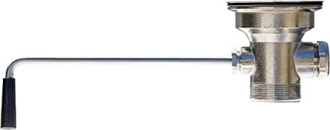 Axia 3-1/2 in. Twist Waste Commercial Twist Drain Valve w/Overflow (3½" Ø Twist Waste Drain)