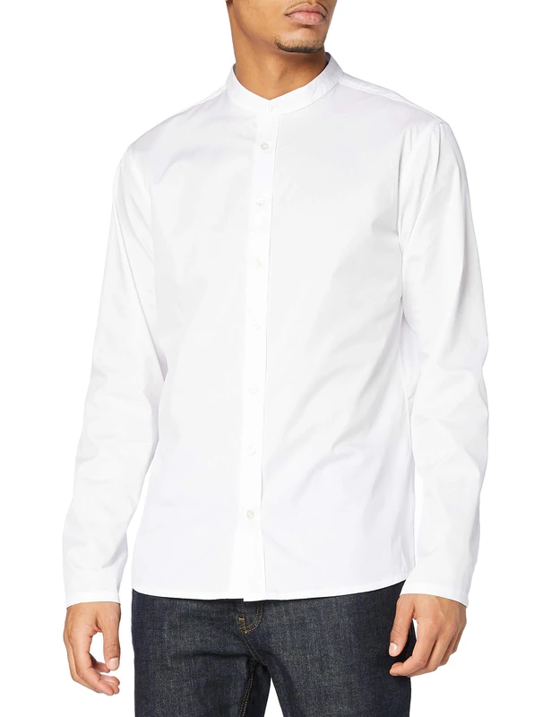 FALKE Men's Shirt-62049 Shirt, White, 54 - Image 1