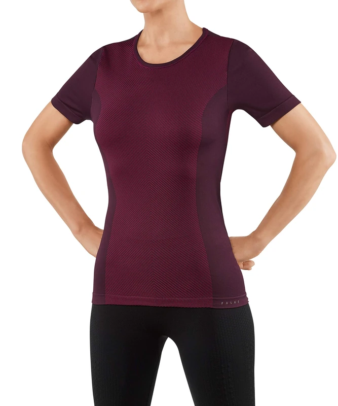 FALKE T-Shirt-37926 Women's T-Shirt - Sangria, x-S - Image 1