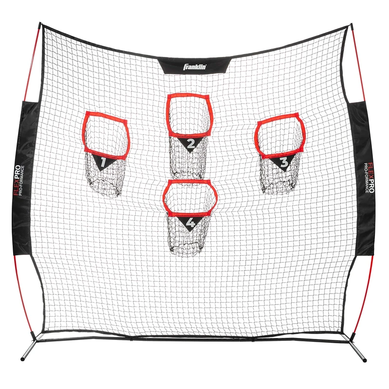 Franklin Sports 8 Foot x 8 Foot Football Accuracy Target - Four Targets - Improve Throwing Skills - Quarterback Training - Football Training