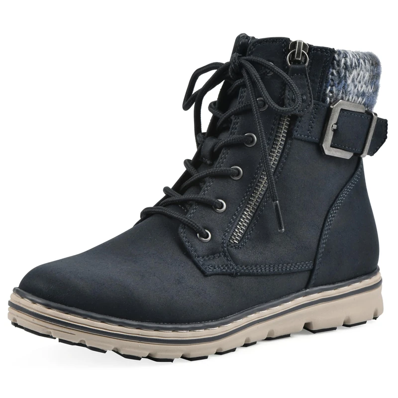 CLIFFS BY WHITE MOUNTAIN Women's Kelsie Hiking Boot, Navy/Fabric, 5 UK - Image 1