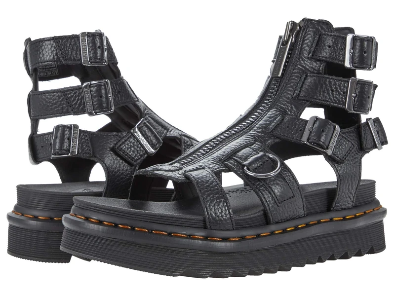 Dr. Martens Women's Clarissa II Sandal - Black Aunt Sally Leather