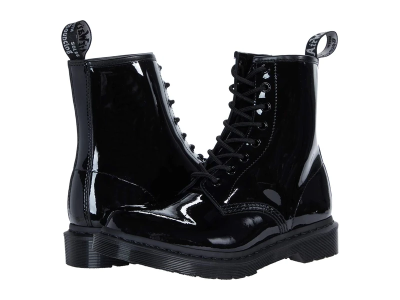 Dr. Martens 26728001 1460 Mono Amphibians Female Black Patent Lamper 9