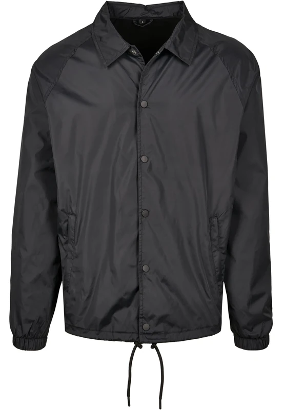 Build Your Brand Men's Coach Jacket, Black, XXXL