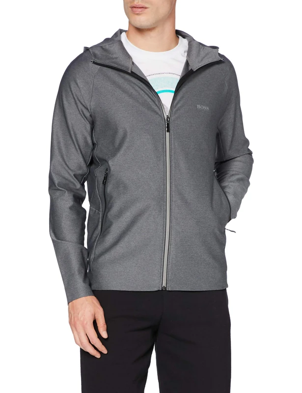 BOSS Men's Savoog Sweatshirt, Medium Grey31, M