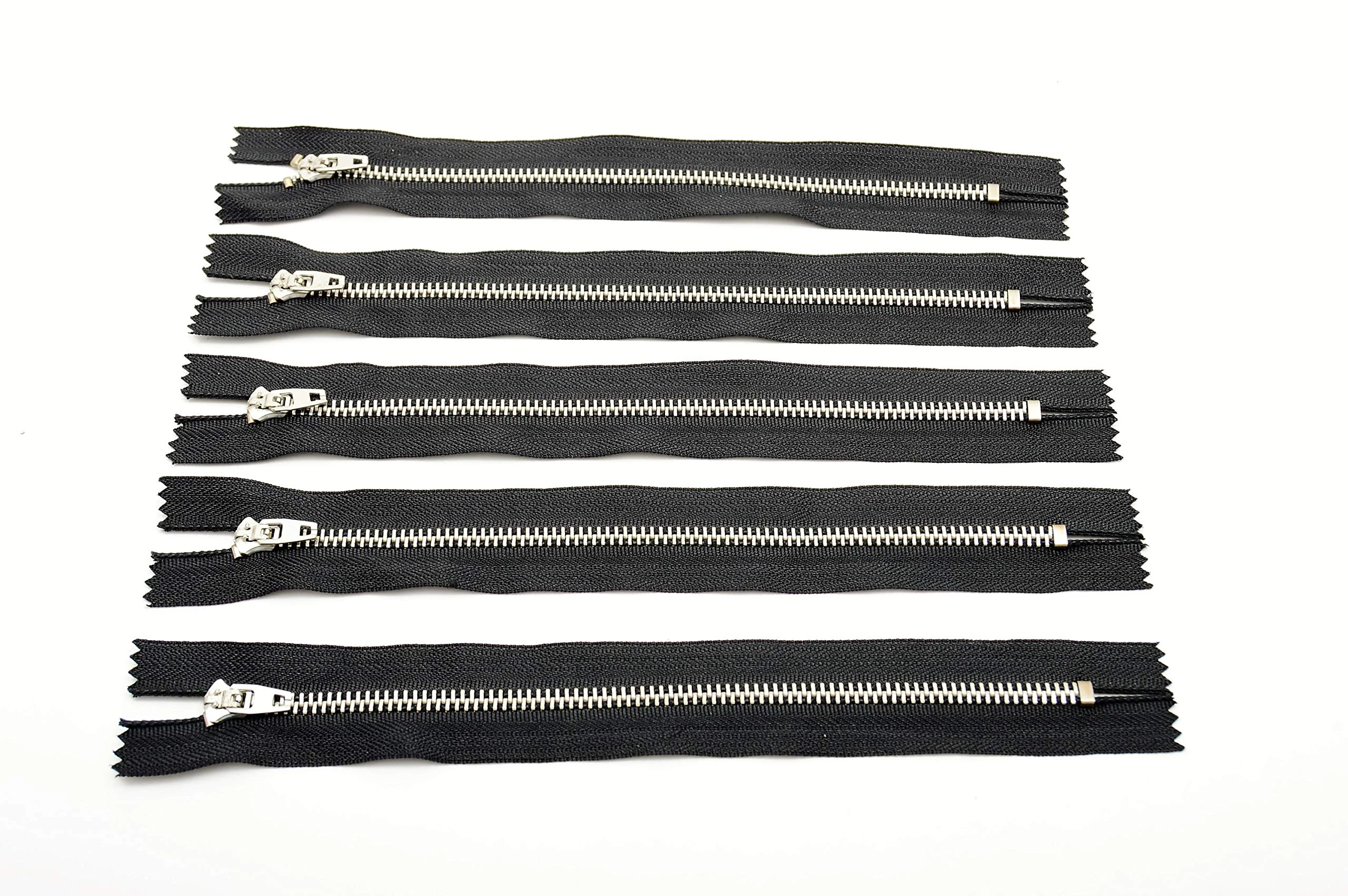 Trimz Metal Zip, Black, 22cm