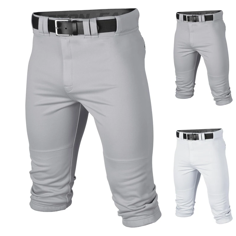 Easton Rival+ Knicker Baseball Pant | Adult Sizes | Solid & Piped Options Grey - Image 1