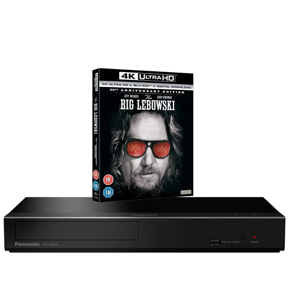 Panasonic DP-UB450 MULTIREGION Bundle with The Big Lebowski Ultra HD 4K Blu-ray Disc