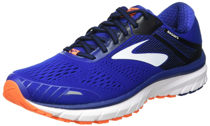 Brooks 1103321B Men’s Running Shoe, Blue/Orange/White, 10 UK