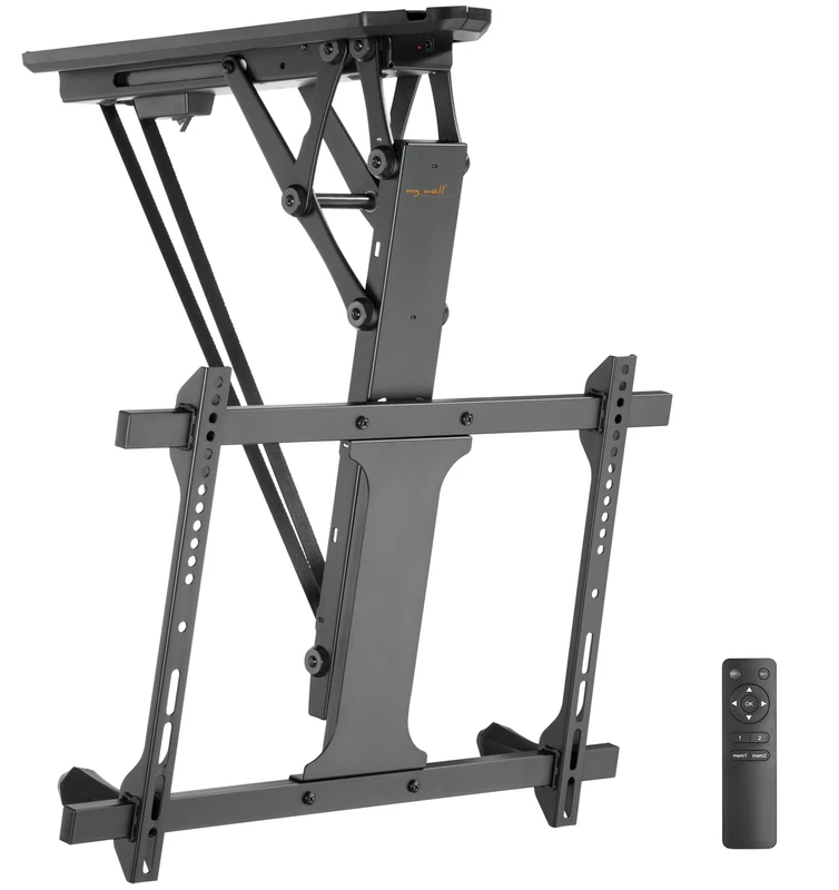 mywall HL 41ML TV Ceiling Mount Motorised Height Adjustable Swivel Rotatable Black