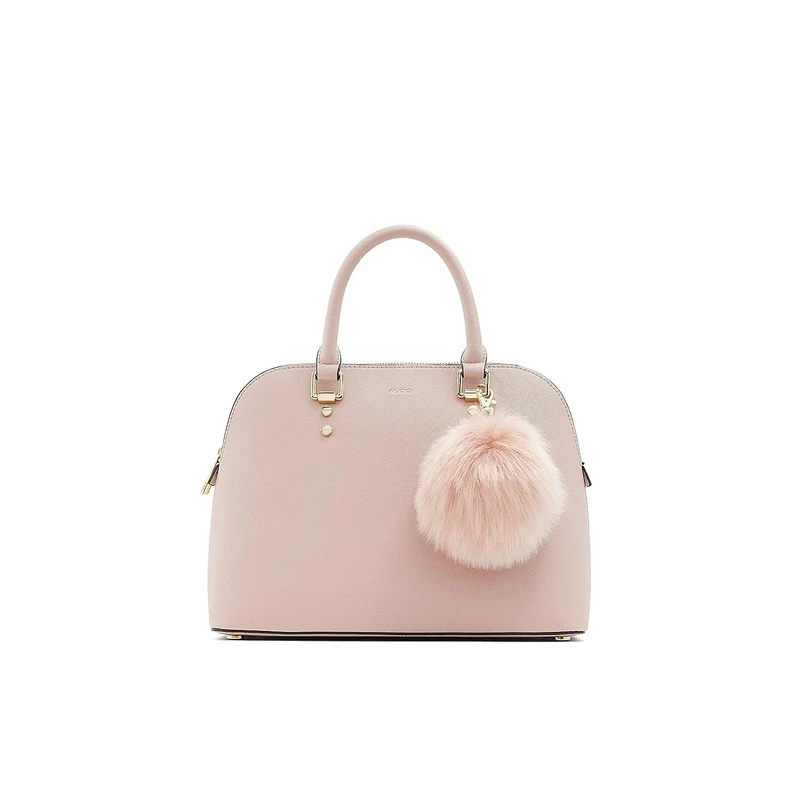 Aldo Women's Galilini Dome Satchel Handbag, Light Pink, Medium - Image 1