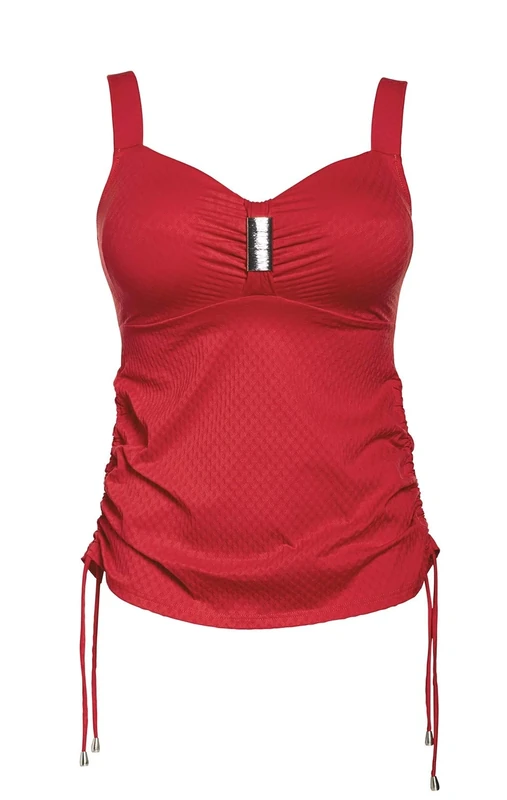 Ulla Women's Tankini Top 9190 Red 32G