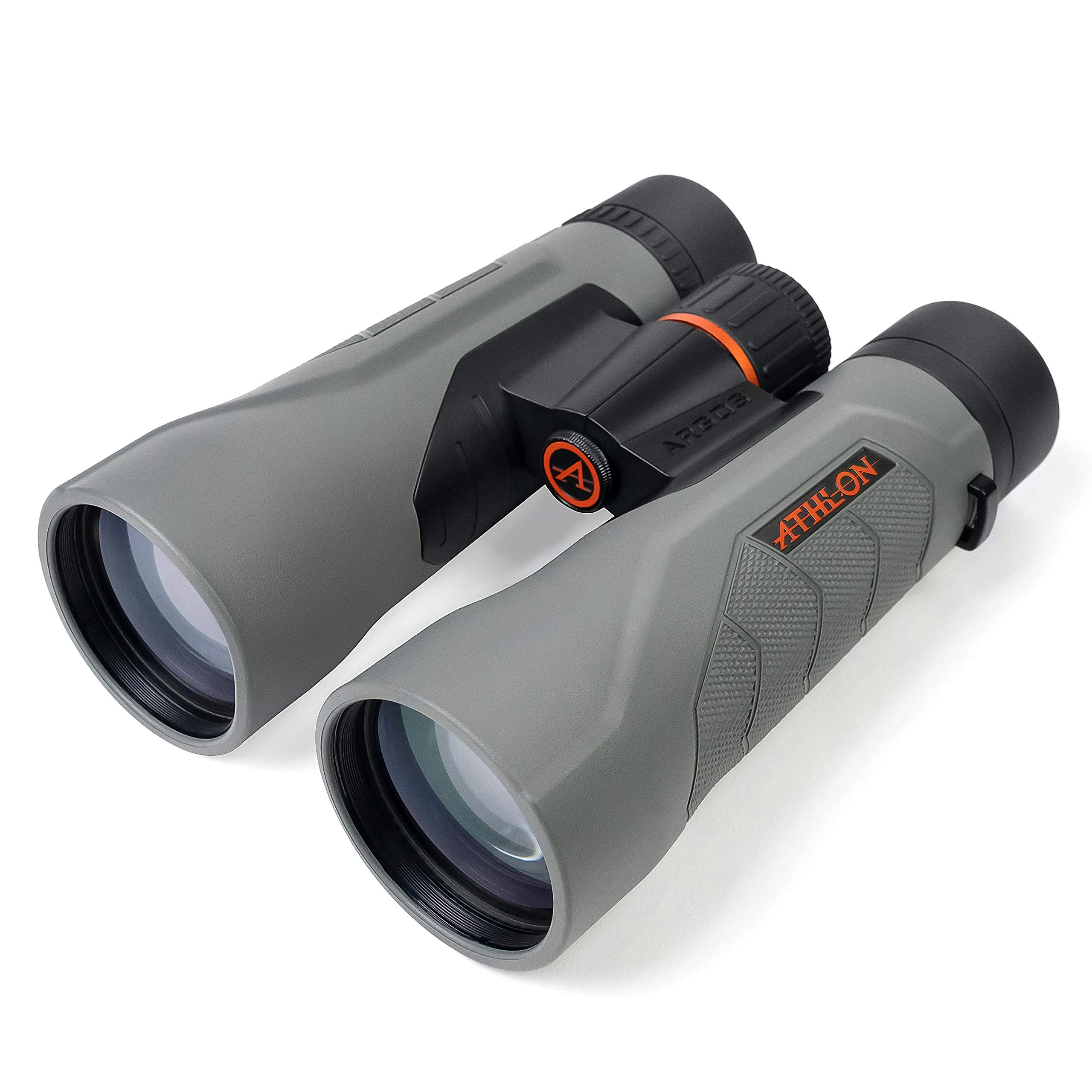 Athlon Optics 10x50 Argos G2 HD Gray Binoculars with Eye Relief for Adults and Kids, High-Powered Binoculars for Hunting, Birdwatching, and More