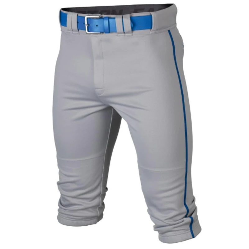 Easton Men's Rival+ Baseball Pants, Grey/Royal, Large