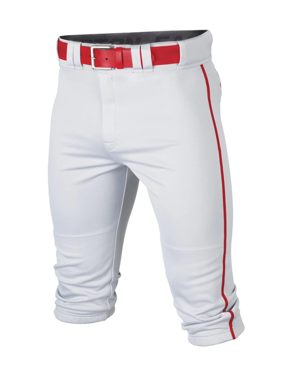 Easton Rival+ Knicker Baseball Pant | Adult Sizes | Solid & Piped Options White/Red