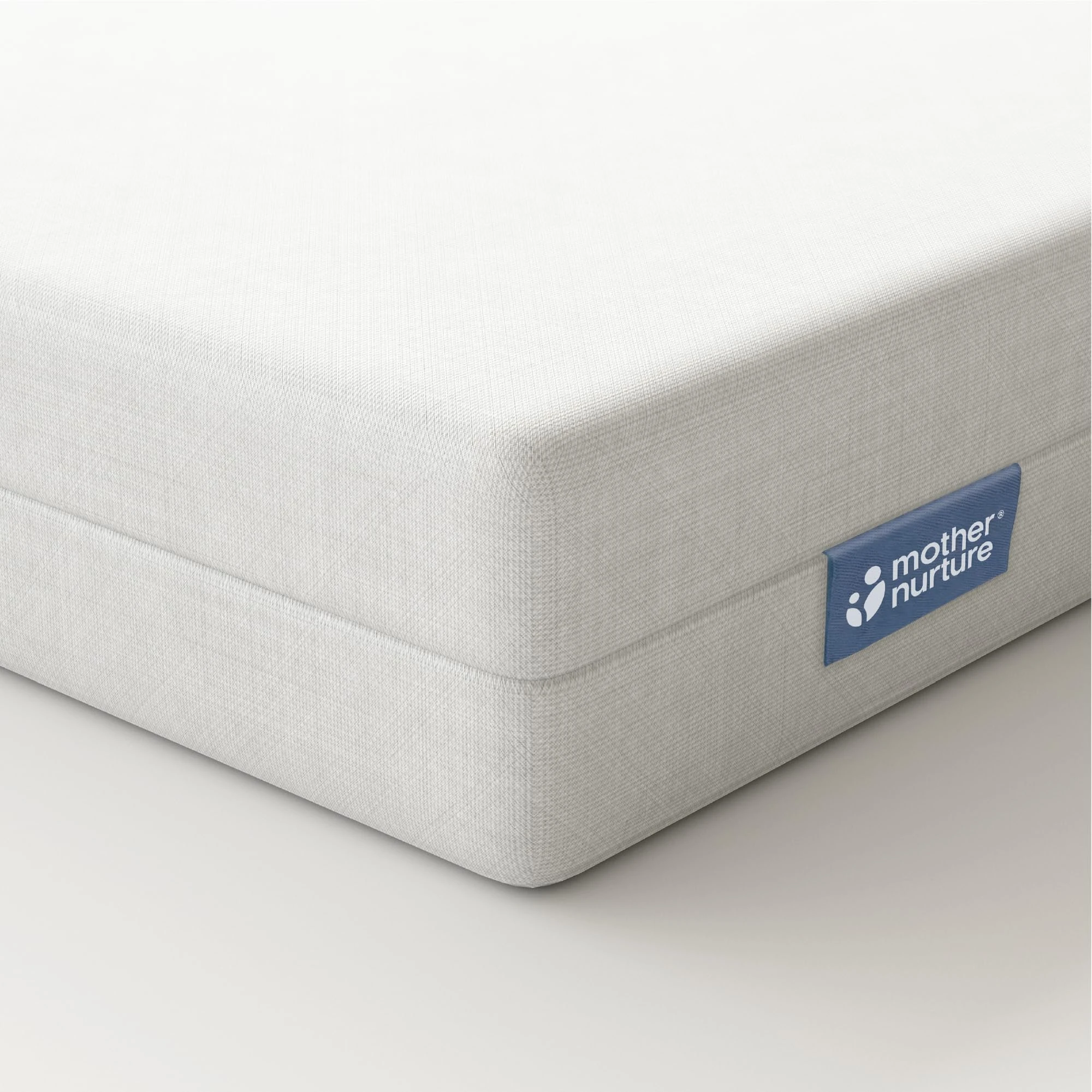 Mother Nurture Essential Foam Space Saver Cot Mattress, White, 100 x 50 x 10 cm