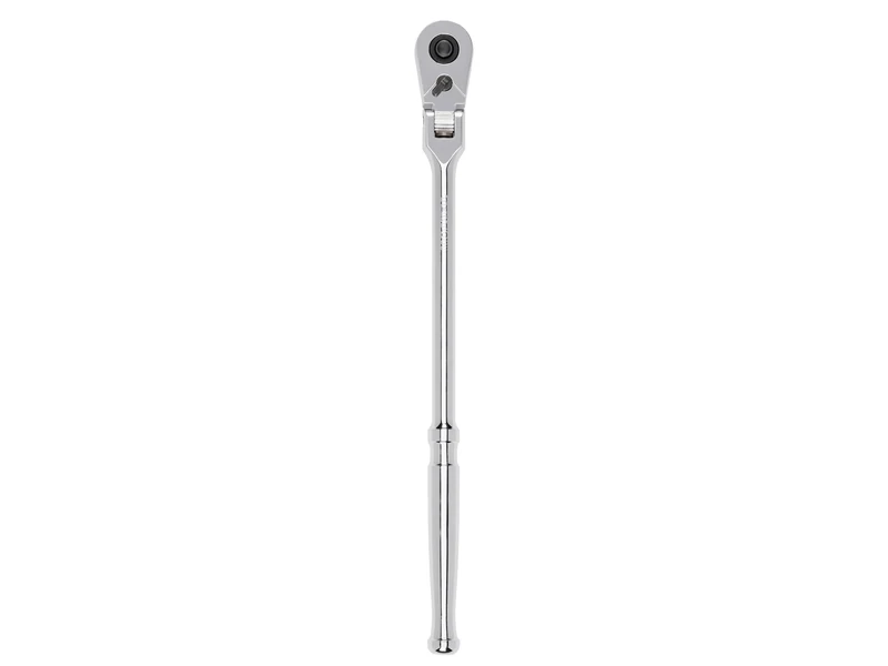 TEKTON 3/8 Inch Drive x 12 Inch Flex Head Quick-Release Long Ratchet | SRH31112