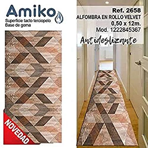 Amiko Rug, Multi-Colour, 0.50 x 12 m