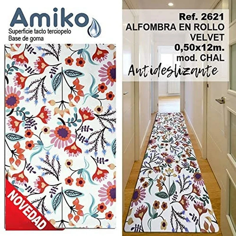 Amiko Rug, Multi-Colour, 0.50 x 12 m