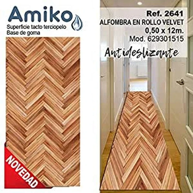 Amiko Rug, Multi-Colour, 0.50 x 12 m